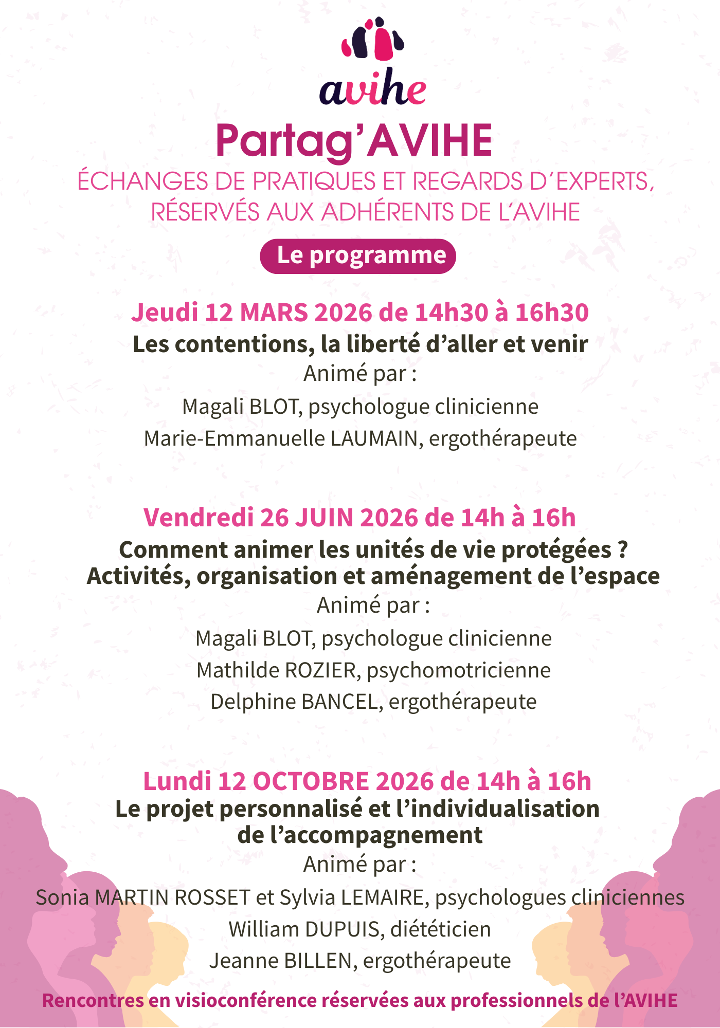 Rencontres AVIHE en visioconférence dédiées aux échanges de pratiques et aux regards d’experts