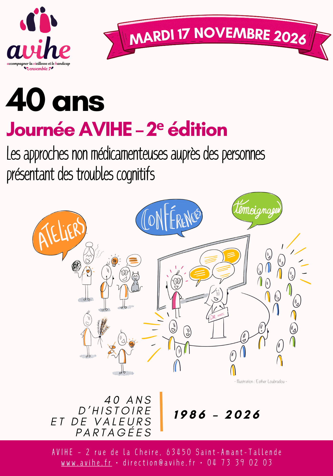 40 ans de l’AVIHE – anniversaire 1986-2026